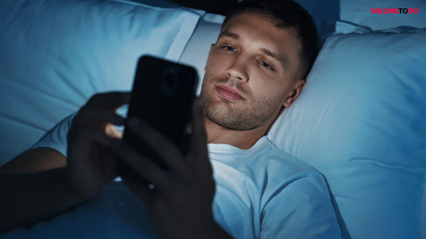 men sleep in bed