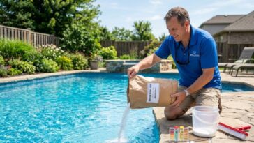 Adding baking soda to raise alkalinity in pool