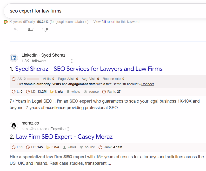 seo expert for law firms
