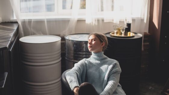 periwinkle sweater