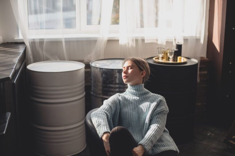 periwinkle sweater